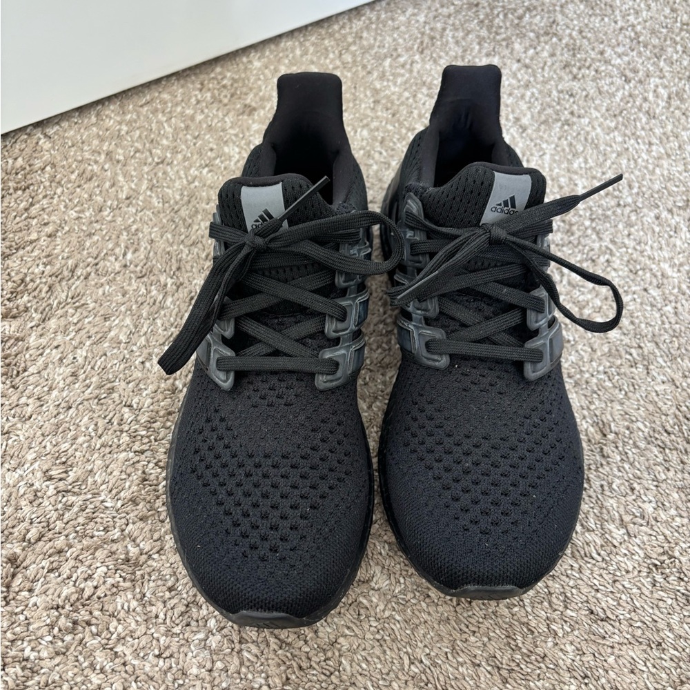 Adidas Men's Black and Gray Athletic Shoes